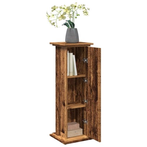 Стойка за витрини със съхранение 31x30x90 см инженерно дърво