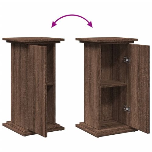 Стойка за витрини със съхранение 31x30x60 см инженерно дърво