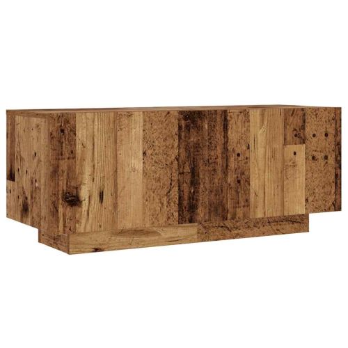 ТВ шкаф Старо дърво 100x35x40 cm Инженерна дървесина