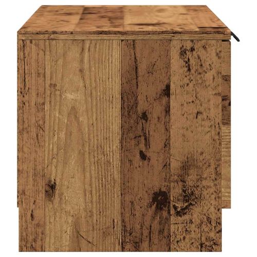 ТВ шкаф Старо дърво 80x35x36,5 cm Инженерна дървесина