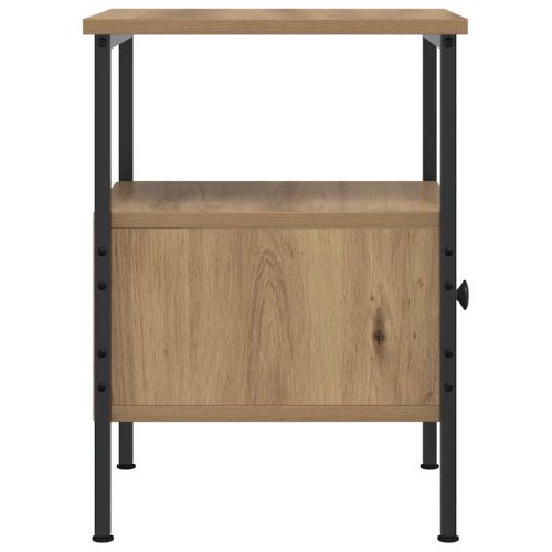 Нощни шкафчета, 2 бр дъб артизан 34x36x50 см инженерно дърво