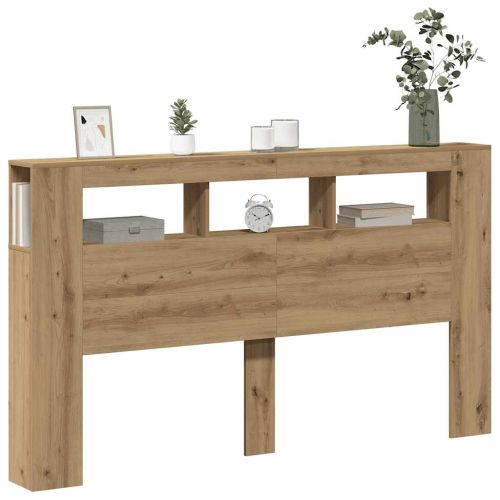 LED табла за глава Artisan Инженерна дървесина