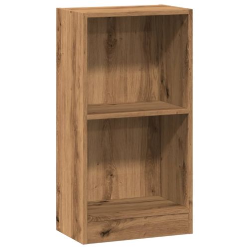 Библиотека, дъб артизан, 40x24x76 см, инженерно дърво