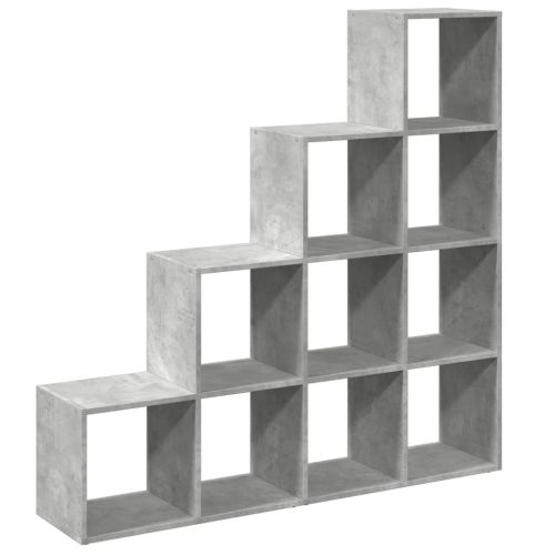 Разделител за стая / библиотека 4 нива 131,5x29x131,5 см