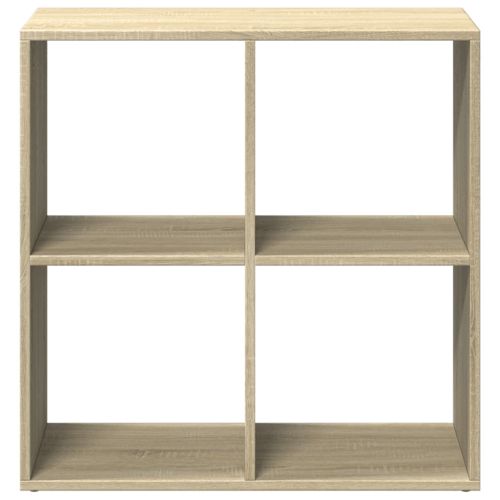 Разделител за стая / библиотека, сонома дъб, 69,5x29x69,5 см