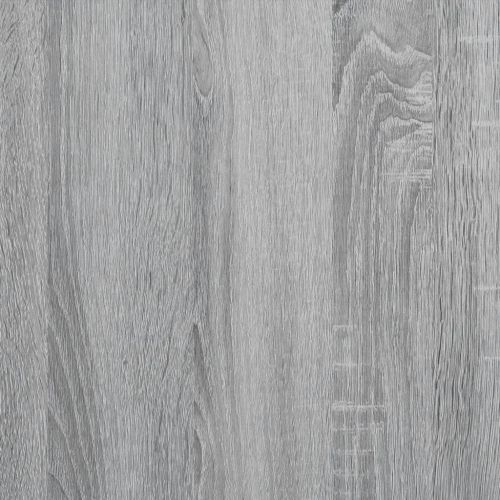 Разделител за стая / библиотека, сив сонома, 69,5x29x137,5 см