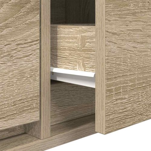 ТВ шкафове 2 бр дъб сонома 80x31x25,5 см инженерно дърво