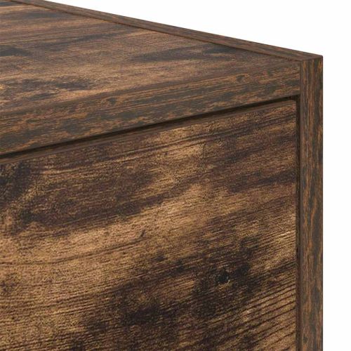 ТВ шкафове 2 бр Опушен дъб 80x31x25,5 см инженерно дърво