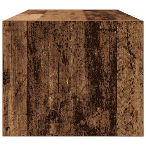 ТВ шкаф Старо дърво 80x31x25,5 cm Инженерна дървесина