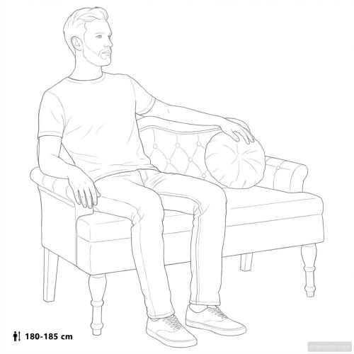 Пейка Честърфилд Бяло 120.5 x 65 x 75 см Изкуствена