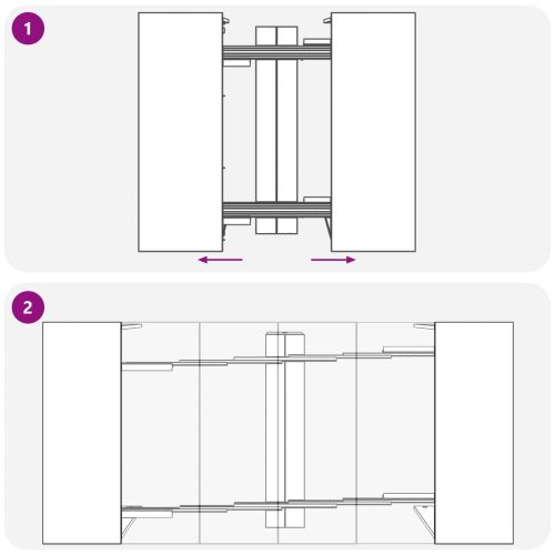 Маса за хранене 180 x 85 x 75 см Инженерна дървесина Дъб сонома