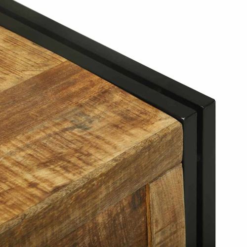 Кутия за съхранение Кафяв и черен 80 x 50 x 50 см