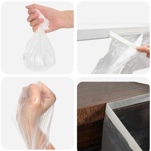 Прахосмукачна кърпа с лепило 12 pcs Прозрачен 55 x 3300 см HDPE