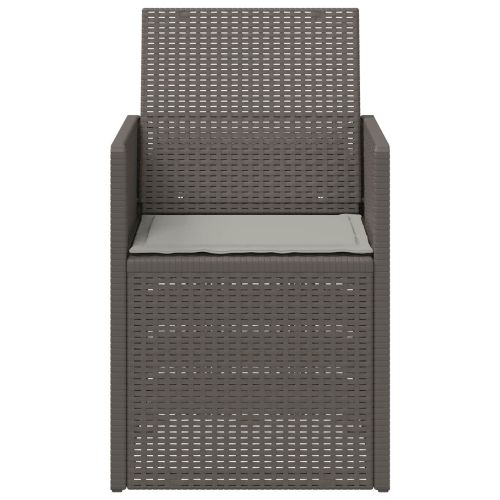 Градински Dining Столове 2 pcs Светлосиво ПП