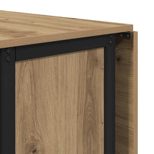 Сгъваема трапезна маса с колелца 130 x 80 x 76,5 см стомана PB