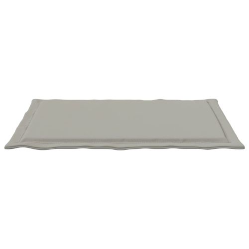 Възглавници за седалки 2 pcs Светлосиво 47 x 36 x 2 см