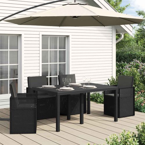 Възглавници за седалката и гърба 4 pcs Антрацит 47 x 45 x 2 см