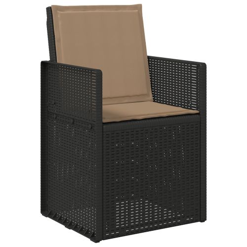 Възглавници за седалката и гърба 4 pcs Таупе 47 x 45 x 2 см