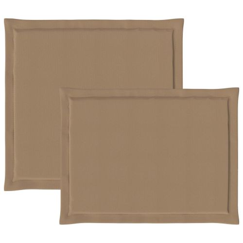Възглавници за седалката и гърба 4 pcs Таупе 47 x 45 x 2 см