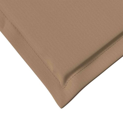 Възглавници за седалката и гърба 4 pcs Таупе 47 x 45 x 2 см