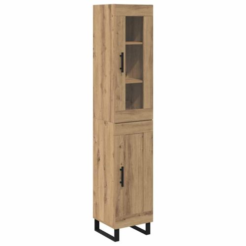Висок шкаф Дъб 34,5 x 34 x 180 см Инженерно дърво