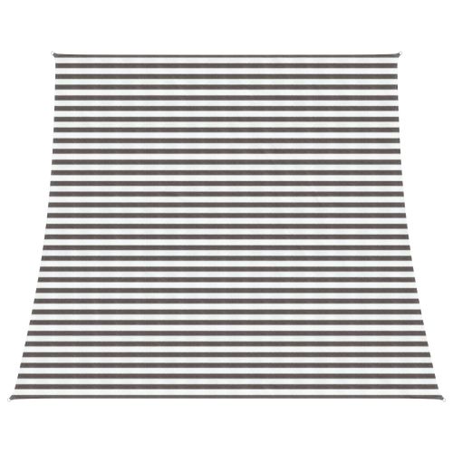 Слънцезащитен плат Светлосив и бял 4 / 5 x 4 m HDPE