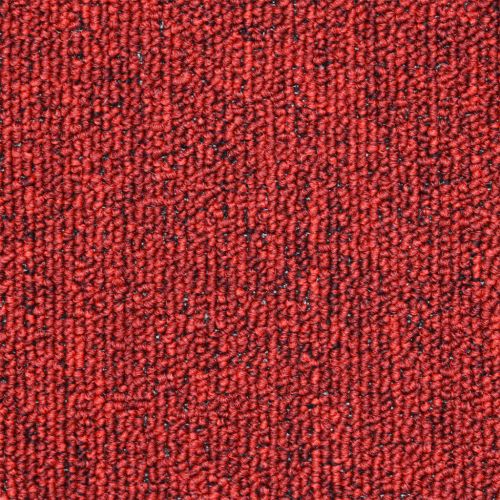 Изтривалки за стълби, 15 бр., 56x17x3 см, червени, полукръгли