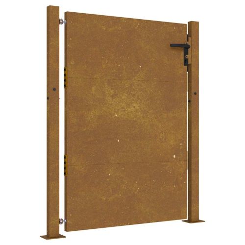 Градинска порта 100x150 см, кортенова стомана
