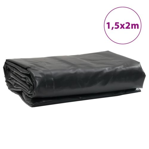 Брезент черен 1,5x2 м 650 г/м²