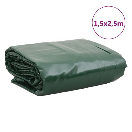 Брезент зелен 1,5x2,5 м 650 г/м²