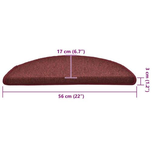 Самозалепващи стъпаловидни постелки 30 бр. 56 x 17 x 3 cm