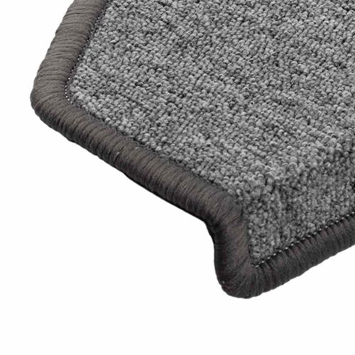 Изтривалки за стълби, 20 бр., 65x24x4 см, тъмносиви, полукръгли, големи
