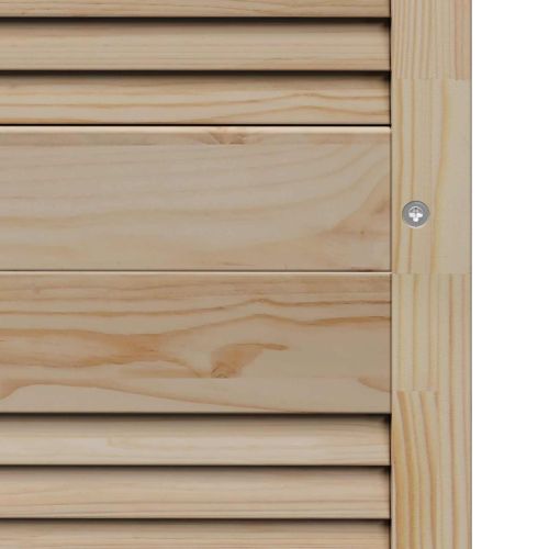 Врата за шкаф с врата 4 pcs Естествен 170 x 2,1 x 49,5 см
