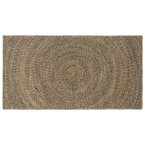 Килими за помещение Естествено и черно 100 x 200 cm юта