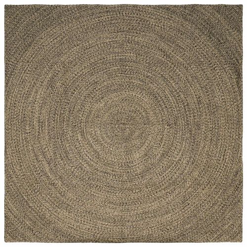Килими за помещение Естествено и черно 300 x 300 cm юта