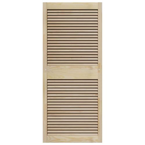 Врата за шкаф с врата 2 бр. Натурално 140,5 x 2,1 x 59,5 см