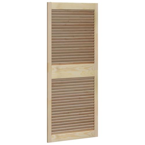 Врата за шкаф с врата 2 бр. Натурално 140,5 x 2,1 x 59,5 см