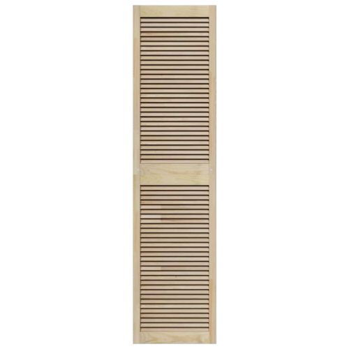 Врата за шкаф с врата 2 бр. Натурално 201 x 2,1 x 49,5 см
