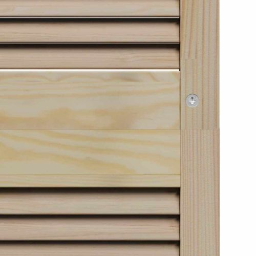 Врата за шкаф с врата 2 бр. Натурално 201 x 2,1 x 49,5 см