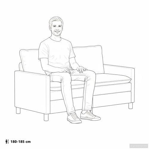 Диван Светлосиво 156 x 81 x 87,5 см Текстил
