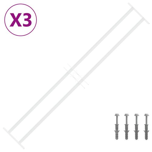 Решетка за сигурност за прозорци с 2 напречни ленти 3 pcs