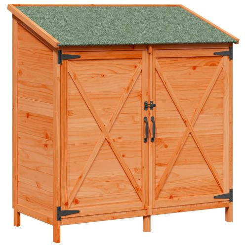 Градина постройка Кафяво 106 x 56 x 113,5 см