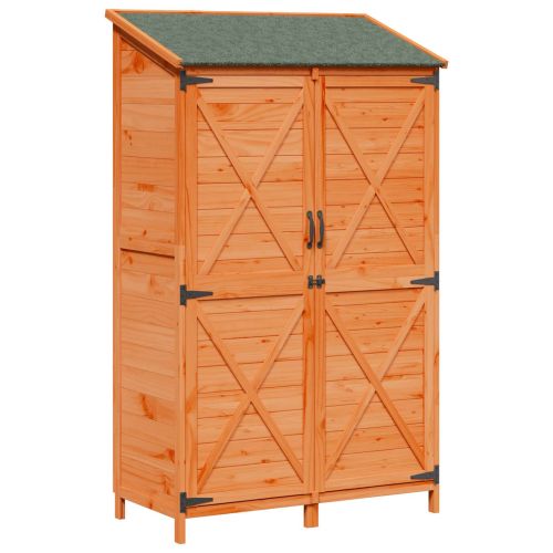 Градина постройка Кафяво 106 x 56 x 176,5 см