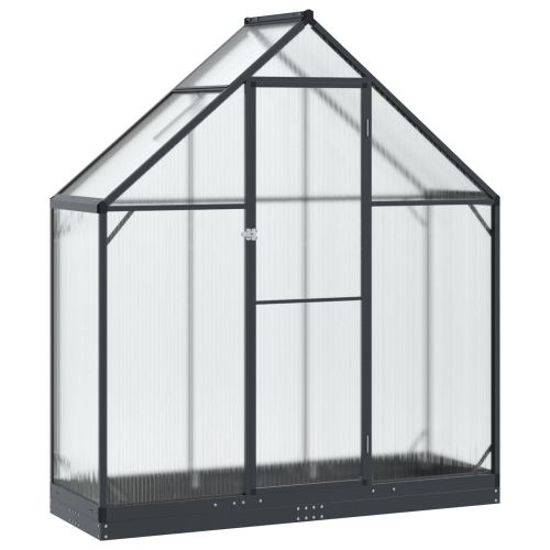 Оранжерия за градина с врата Антрацит 183,5 x 63,5 x 207 см
