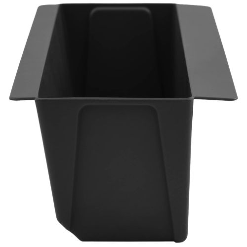 Кутиите за цветя за евро палети 24 бр. Черно 36 x 13,5 x 9,5 см