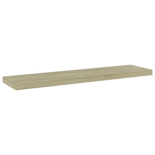 Рафтове, 4 бр, дъб сонома, 40x10x1,5 см, инженерно дърво