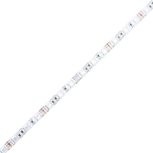 LED горна табла за легло бяла 160x18,5x103,5 см инженерно дърво