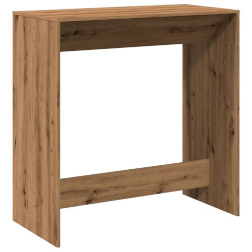 Бар маса, дъб артизан, 102x50x103,5 см, инженерно дърво