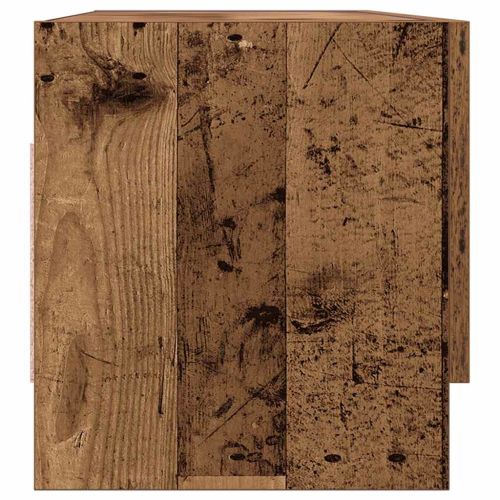Гардероб от старо дърво 100x32,5x35 cm Инженерна дървесина