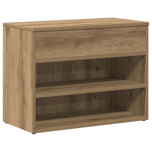 Пейка за обувки Дъб артизан 60x30x45 см Инженерна дървесина